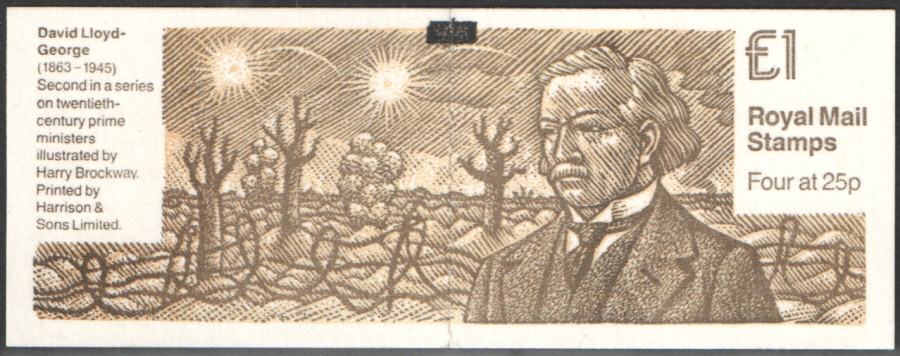 (image for) FH33 / DB14(31) + BMB David Lloyd-George £1 Folded Booklet - Click Image to Close